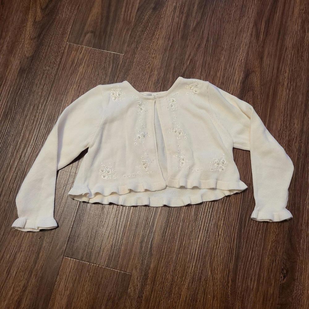 Kid's Girl's Cinderella Cropped Sweater Cardigan Size 4 4T